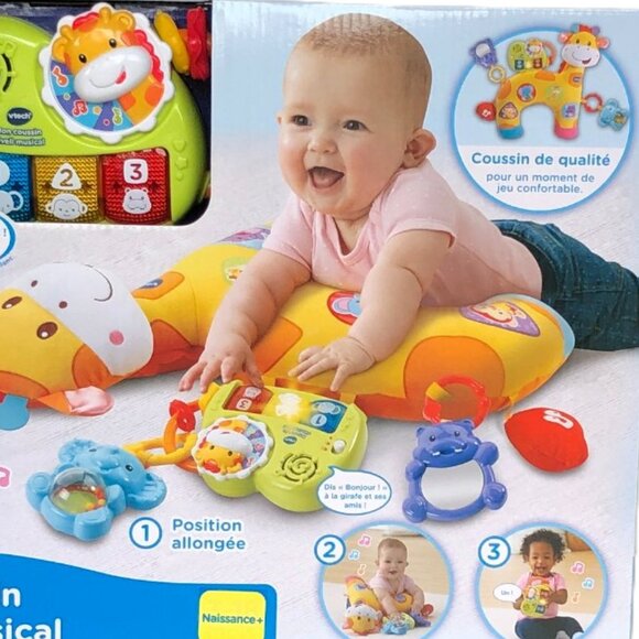 Brand New Vtech (French Version) Mon coussin d'éveil musical 0+ - Picture 13 of 16